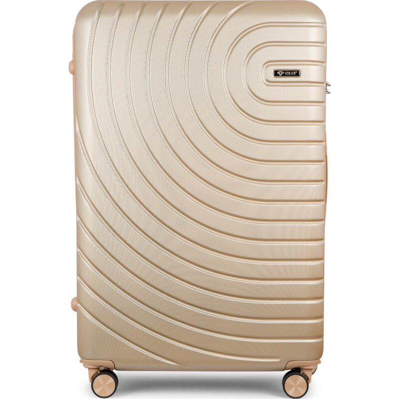 BASIC SOLIER Zlatý cestovný kufor AVENTOR veľ. M STL1064 GOLD 24 M) 57642254