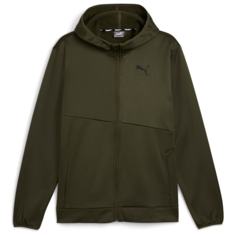 Puma TRAIN ALL DAY PWRFLEECE FULL ZIP green 57647195