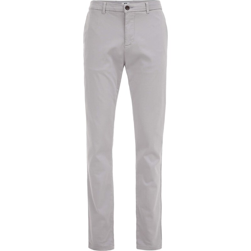 WE Fashion Chino nohavice sivá 57929191
