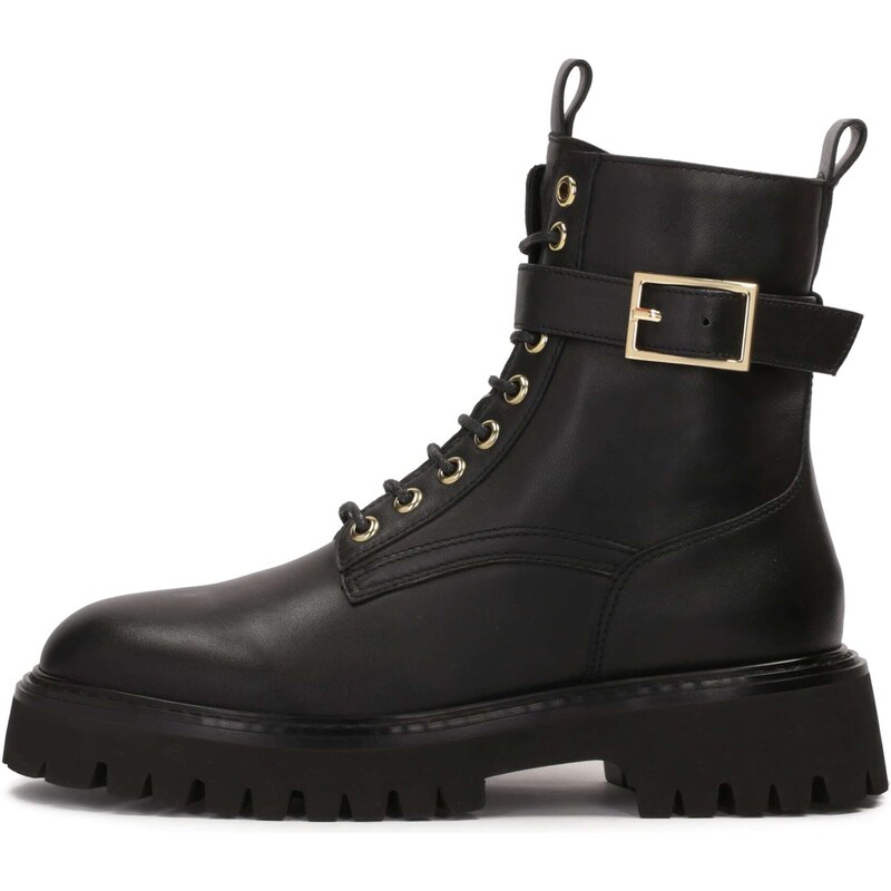 Kazar Šnurovacie členkové čižmy čierna 57653909