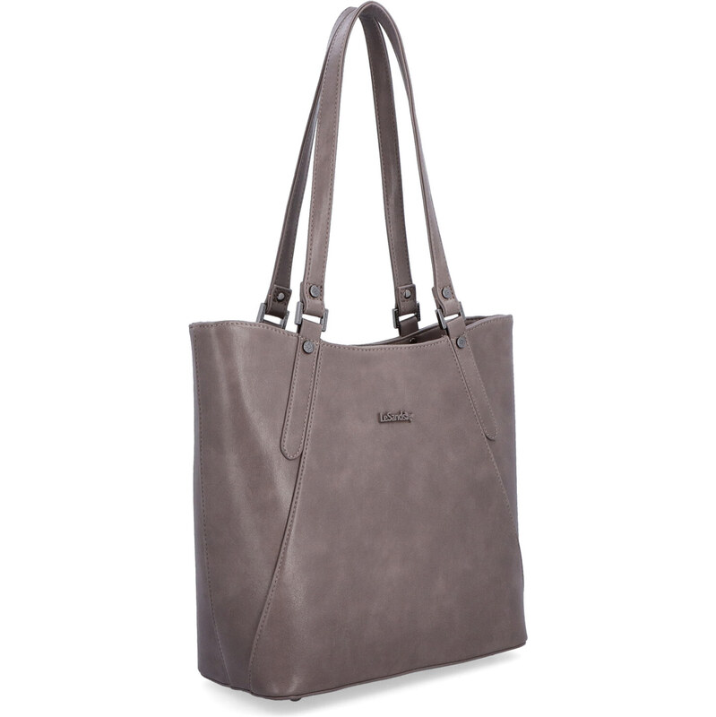 Kabelka zo syntetickej kože cez rameno Le Sands taupe 7703 T 57666495