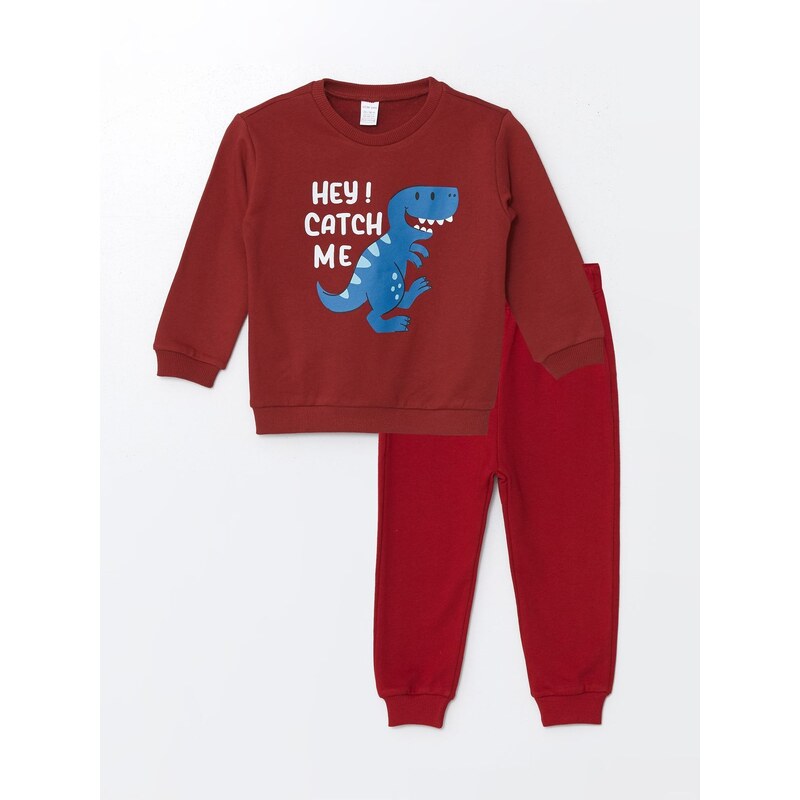 LC Waikiki Crew Neck Long Sleeve Printed Baby Boy Sweatshirt and 60159474