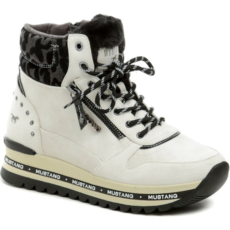 Mustang 1364-503-203 biela dámska nadmerná zimná obuv 57674337