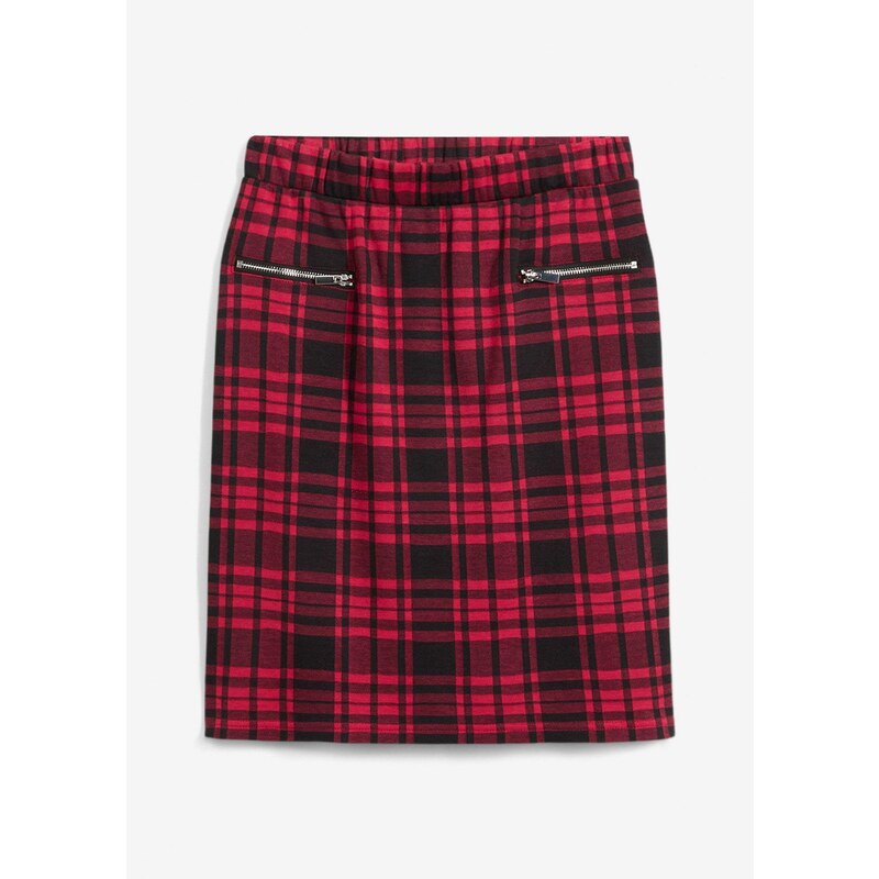 bonprix Džersejová sukňa, farba červená 57674511