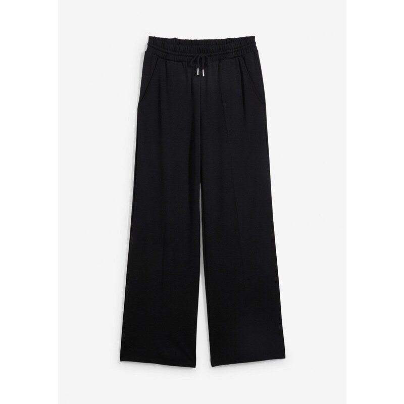 bonprix Nohavice Marlene z viskózového mixu, farba čierna 57674553