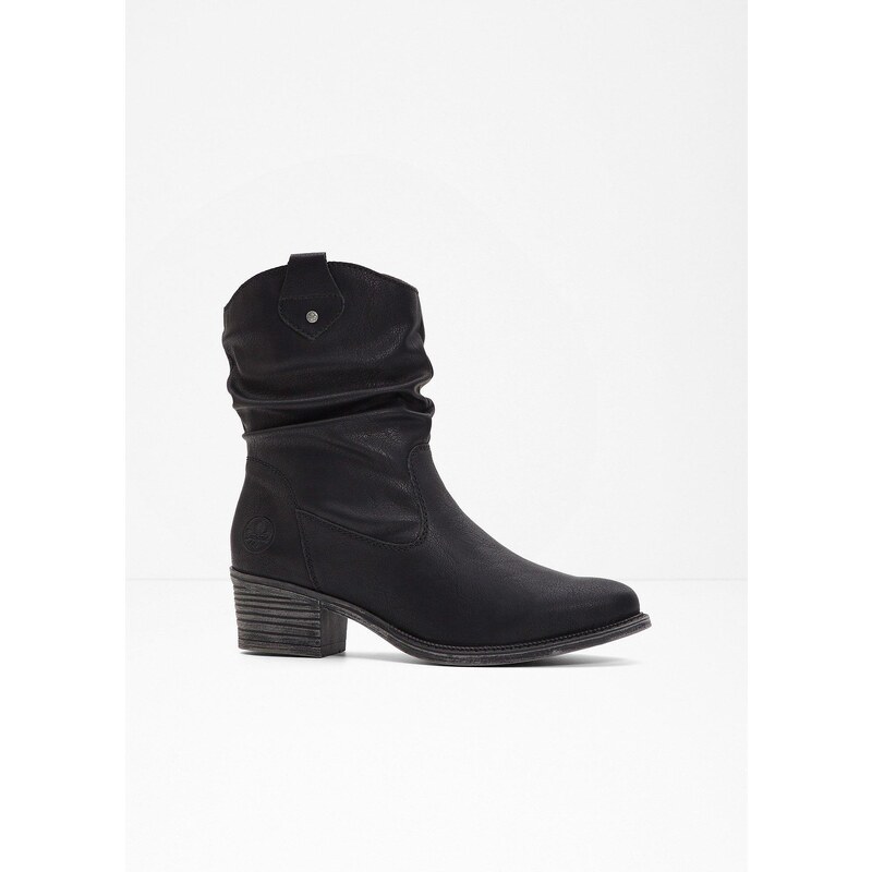 bonprix Kovbojské čižmy Rieker, podšívané, komfortné, farba čierna 57674711