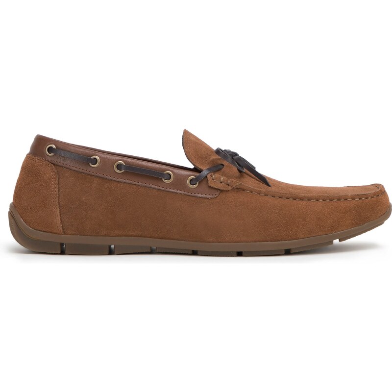 Wittchen Pánske semišové mokasíny so šnúrkou 98-M-710-4 57678060