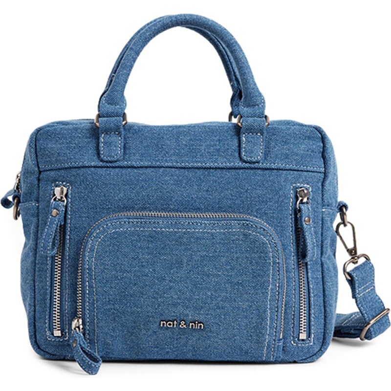 Nat&Nin Kabelka Macy modrá denim 57727942