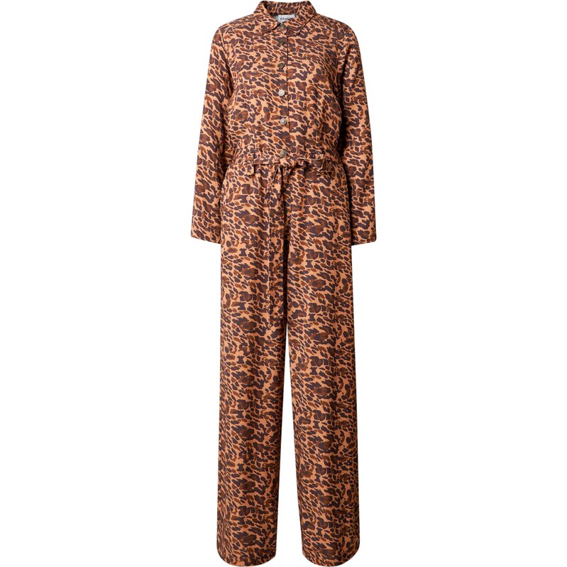 FRNCH PARIS Overal Coecilia karamelová / mokka / baklažánová 58423887