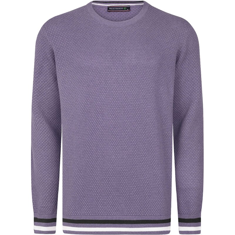 Felix Hardy Sveter fialová / čierna / biela 57693722