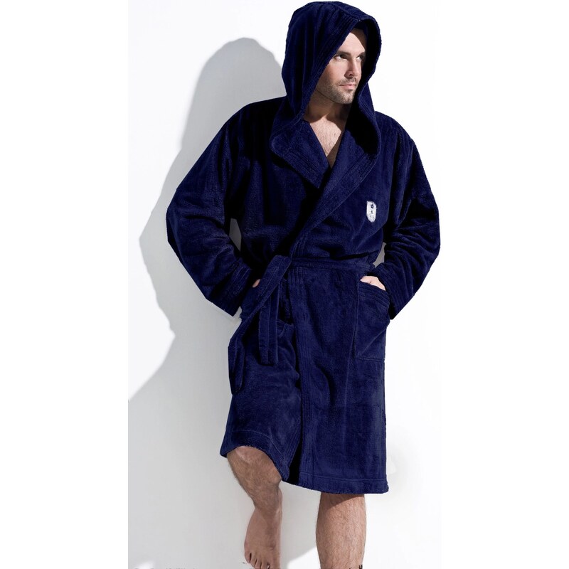 L&L Pánsky župan Iwo dark blue 58289085