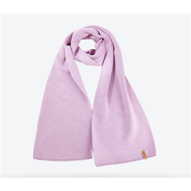 KAMA Pletený merino šál S07 114 Ružový 57731126