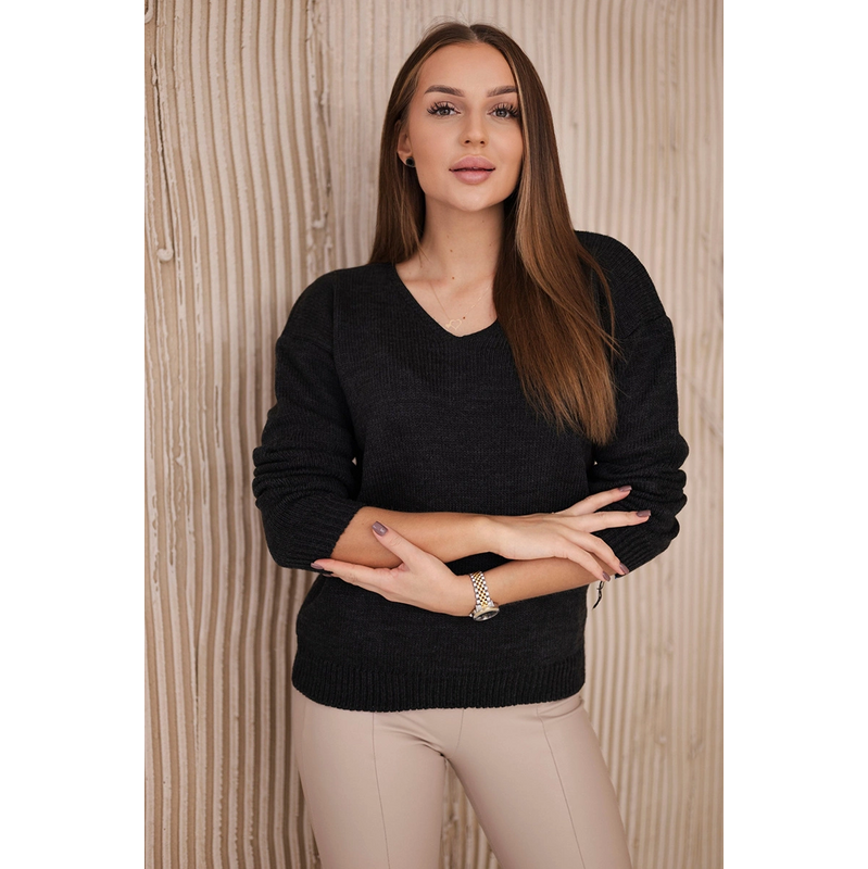 Sveter Sascha s výstrihom do V 65080616