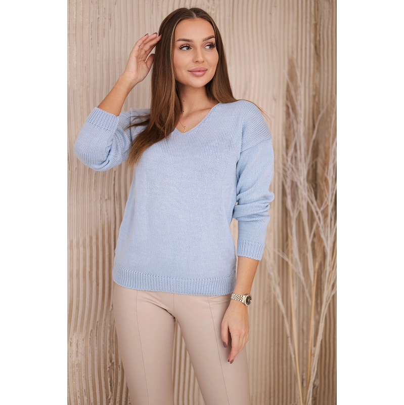 Sveter Sascha s výstrihom do V 65080620