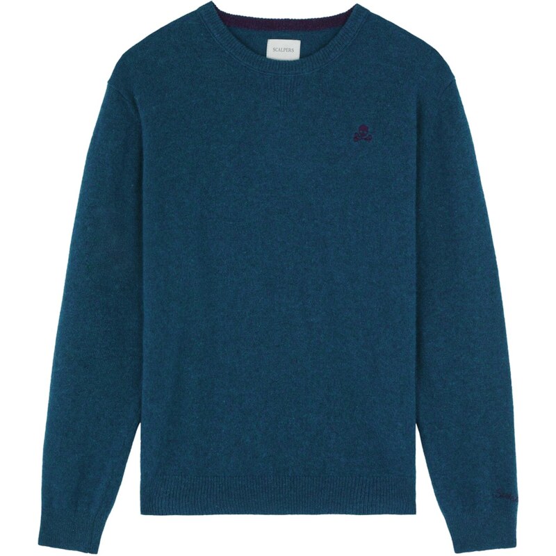 Scalpers Sveter Aston námornícka modrá 57727724