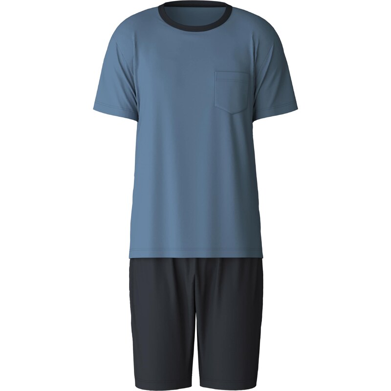 CALIDA Krátke pyžamo tmavomodrá / opálová 57728493