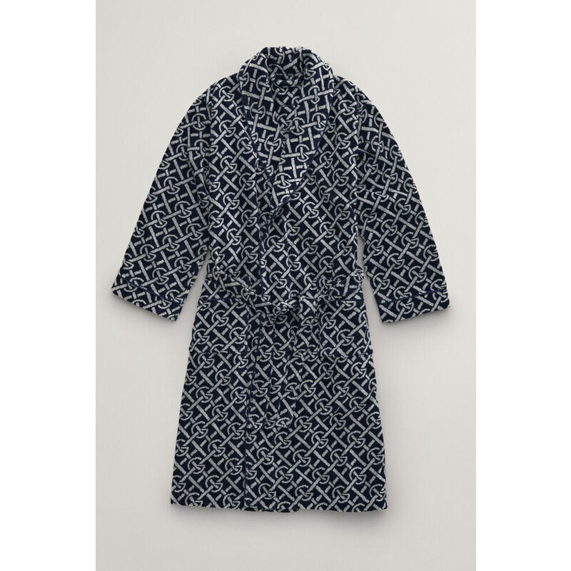 ŽUPAN GANT G-PATTERN ROBE EVENING BLUE 57726996