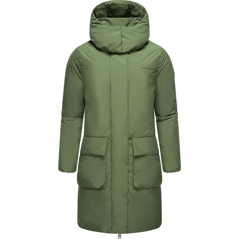 MARIKOO Zimný kabát Nanami 16 olivová 57728005