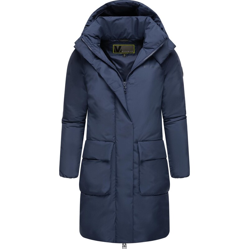 MARIKOO Zimný kabát Nanami 16 námornícka modrá 57728016