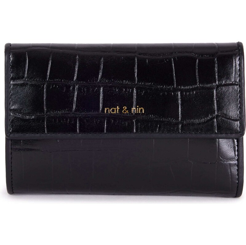 Nat&Nin Peňaženka Lotti zlatá / čierna 57727931