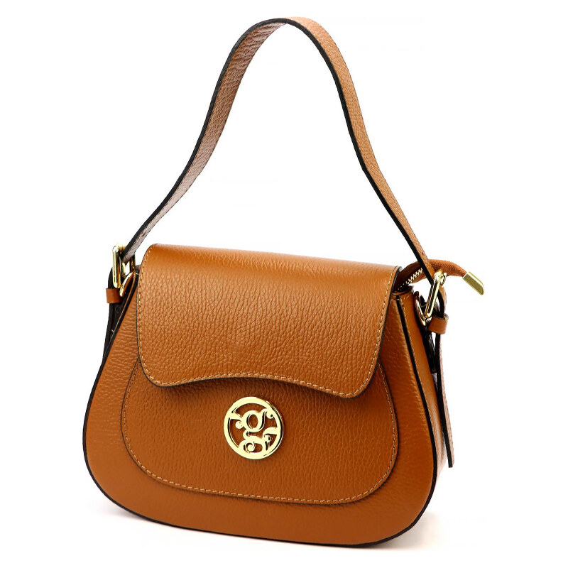 Kožená kabelka Gregorio hnedá KZ54962 62179240