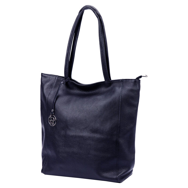 Kožená kabelka Gregorio modrá KZ54477 65684988