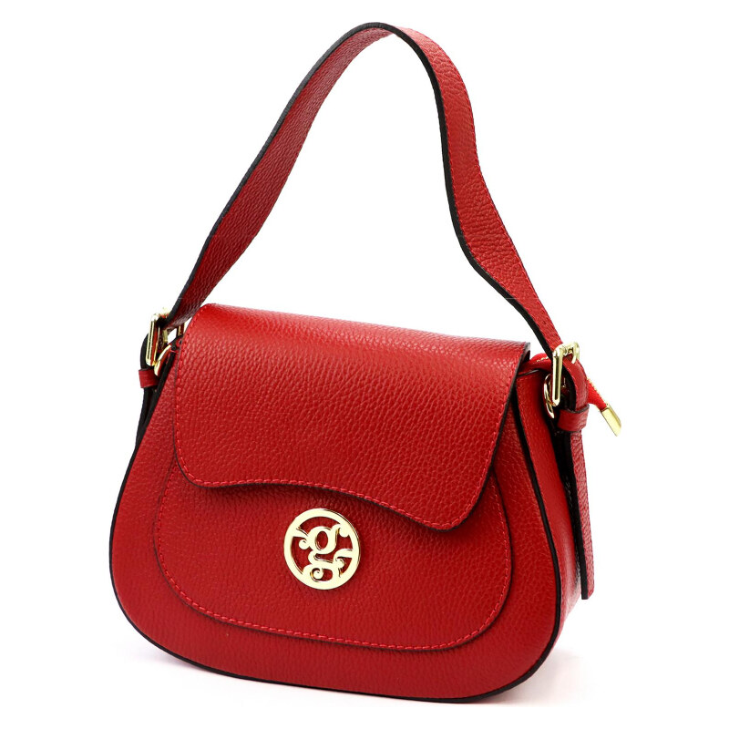 Kožená kabelka Gregorio červená KZ54964 62179238
