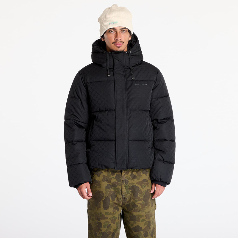 Bunda Daily Paper Monogram Puffer Jacket Black XS 57796007