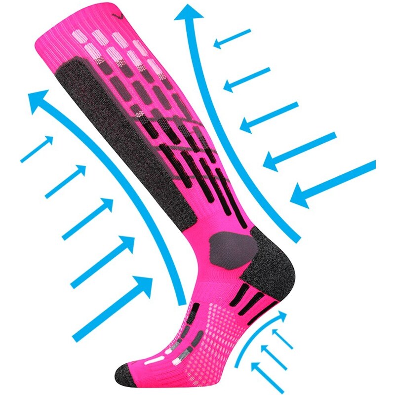 VXPRES športové kompresné podkolienky VoXX Růžová 35-38 1 pár 26458648