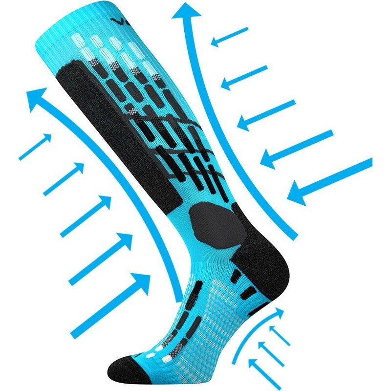 VXPRES športové kompresné podkolienky VoXX Tyrkysová 35-38 1 pár 26458649