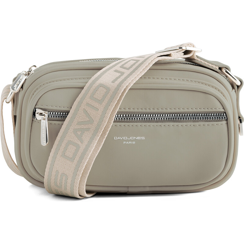 David Jones Dámska crossbody kabelka CM6907A Taupe 66581491