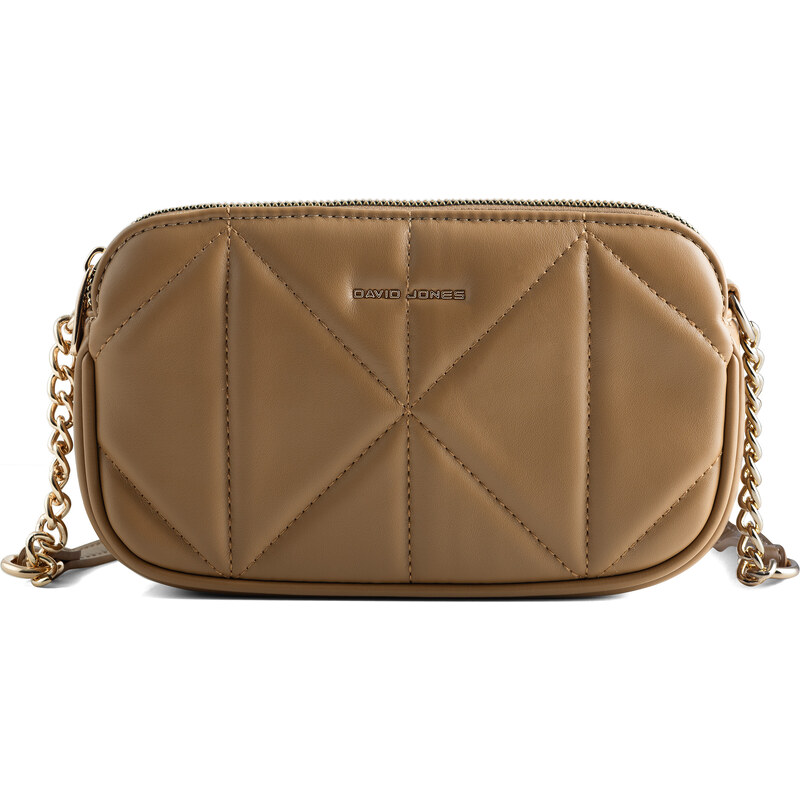 David Jones Dámska crossbody kabelka CM6792 Camel 66581967