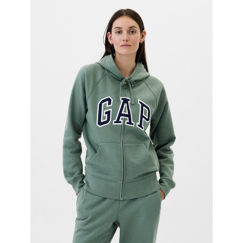 GAP Zip-up hoodie with logo - Womens 57780086