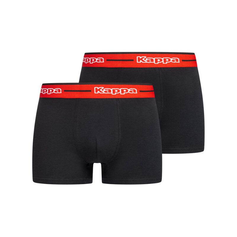 Pánske Boxerky Kappa Balenie 2 kusov čierna červená Čierna M 57773528