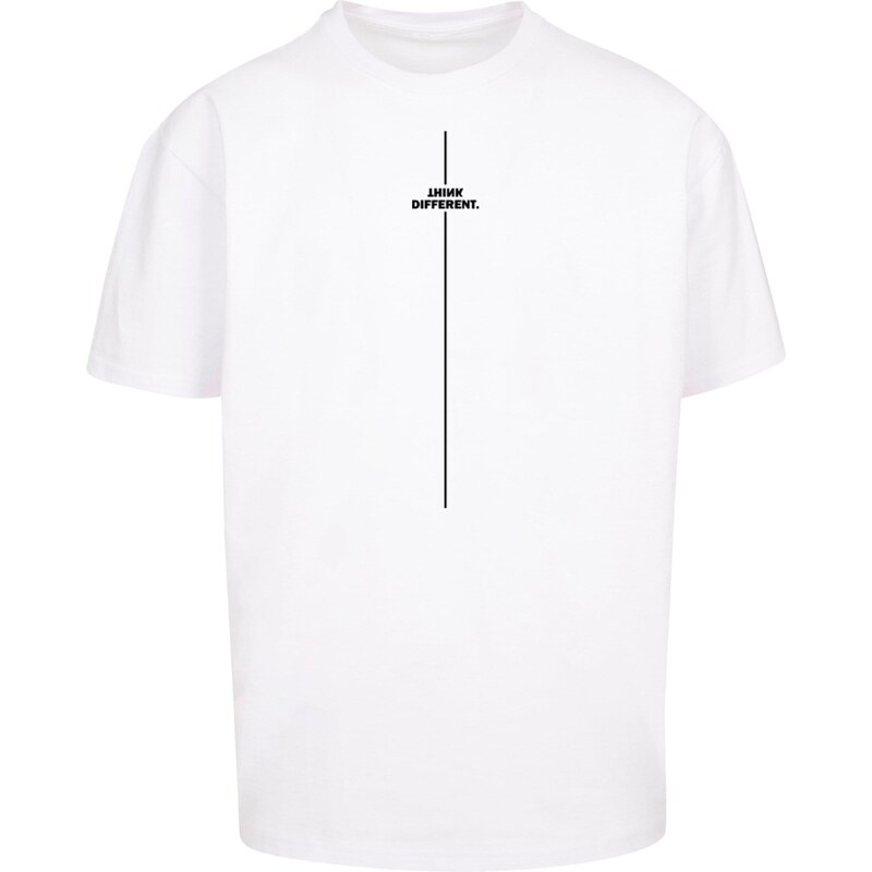 Merchcode Tričko Think Different čierna / biela 55586822