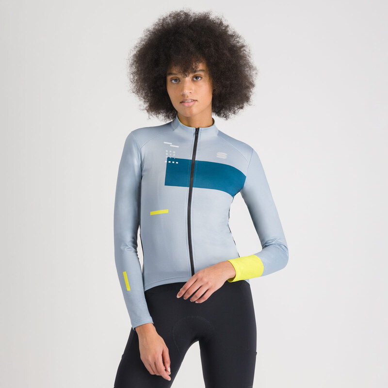 Sportful BREAKOUT SUPERGIARA THERMAL dámsky dres ice gray teal blu 58443957