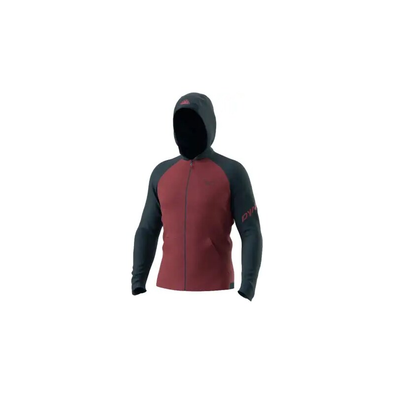 E-shop Dynafit 24/7 Polartec pánska mikina s kapucňou Burgundy vel. M