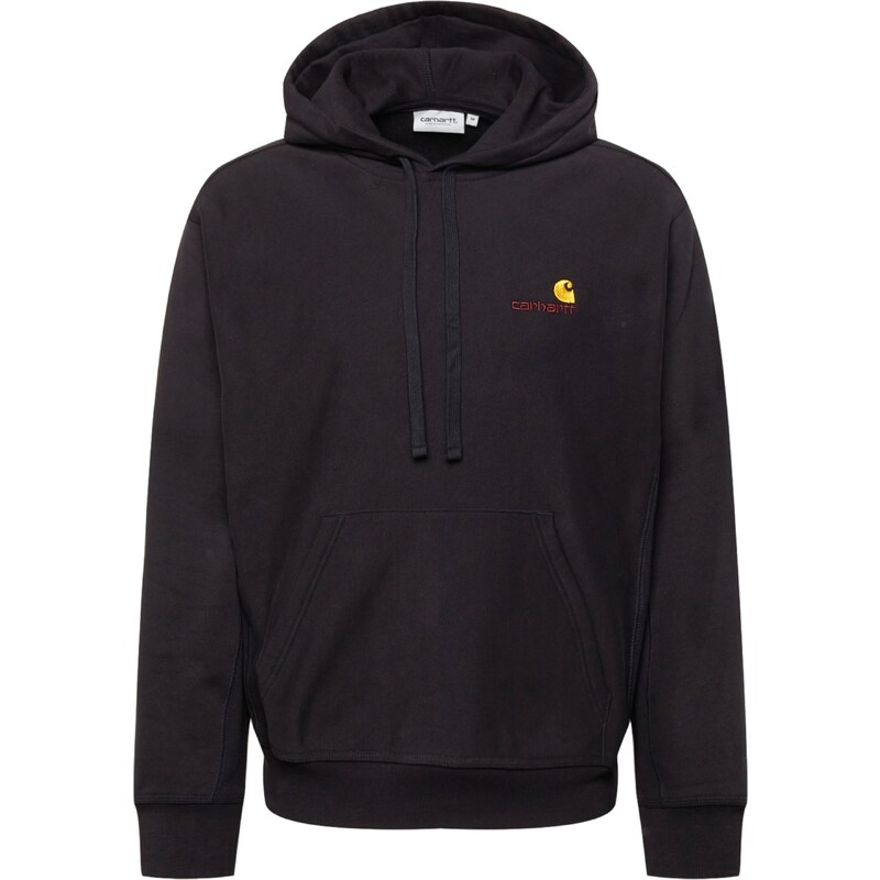 Carhartt WIP Mikina American Script zlatá žltá / hrdzavo červená / 63095828