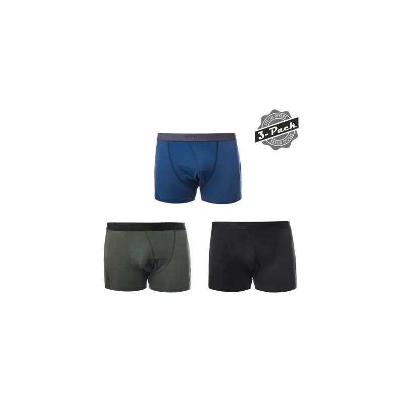 Sensor Merino Air 3-Pack pánske trenky čierna/modrá/olivová vel. L 57815531