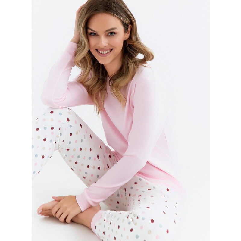 Bavlnené dámske pyžamo Cana 432 Interlock 67309548