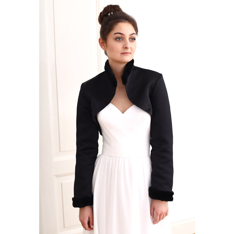 Glara Bolerko s kožušinkou k šatám 57807987