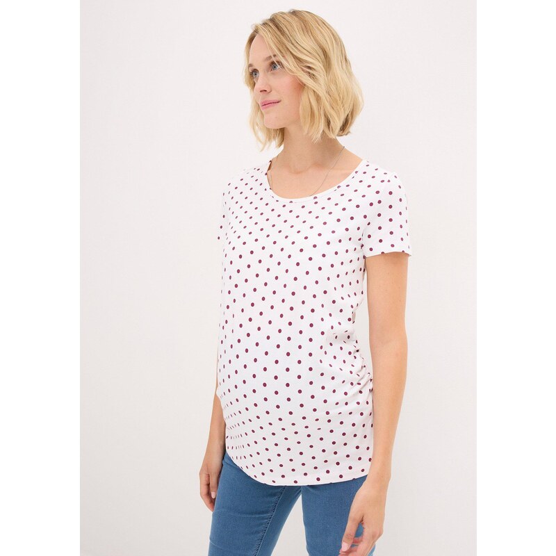 bonprix Materské tričko z bio bavlny, 2 ks, farba fialová 44741554