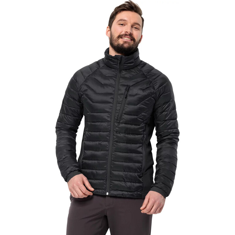 Čierna pánska prešívaná bunda Jack Wolfskin Routeburn Pro Ins Jacket 57808547