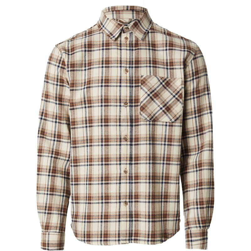 TRAPP Košeľa svetlobéžová / hnedá / čierna 60867903