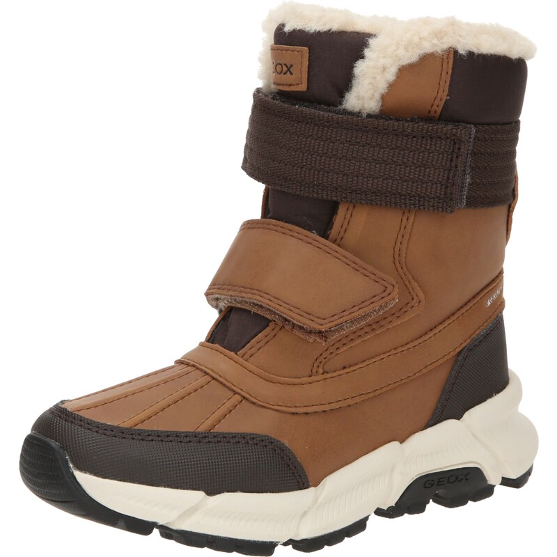 GEOX Čižmy Flexyper Plus hnedá / tmavohnedá 58139547