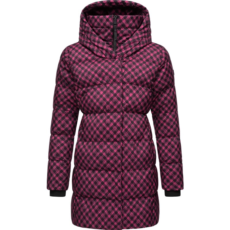 Ragwear Zimný kabát Niara purpurová / čierna 57847821