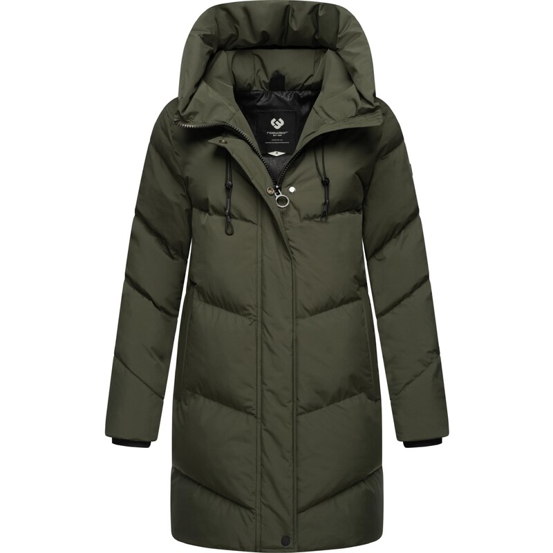 Ragwear Zimný kabát Avelin tmavozelená 57942562