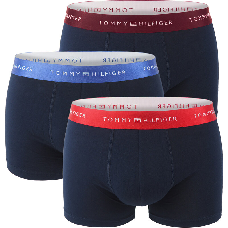 TOMMY HILFIGER - boxerky 3PACK classic fit TH series dark color / blue 57824368