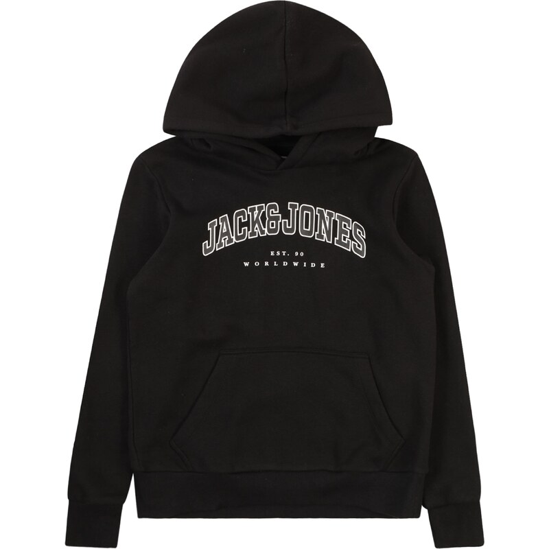 Jack & Jones Junior Mikina CALEB čierna / biela 58415986