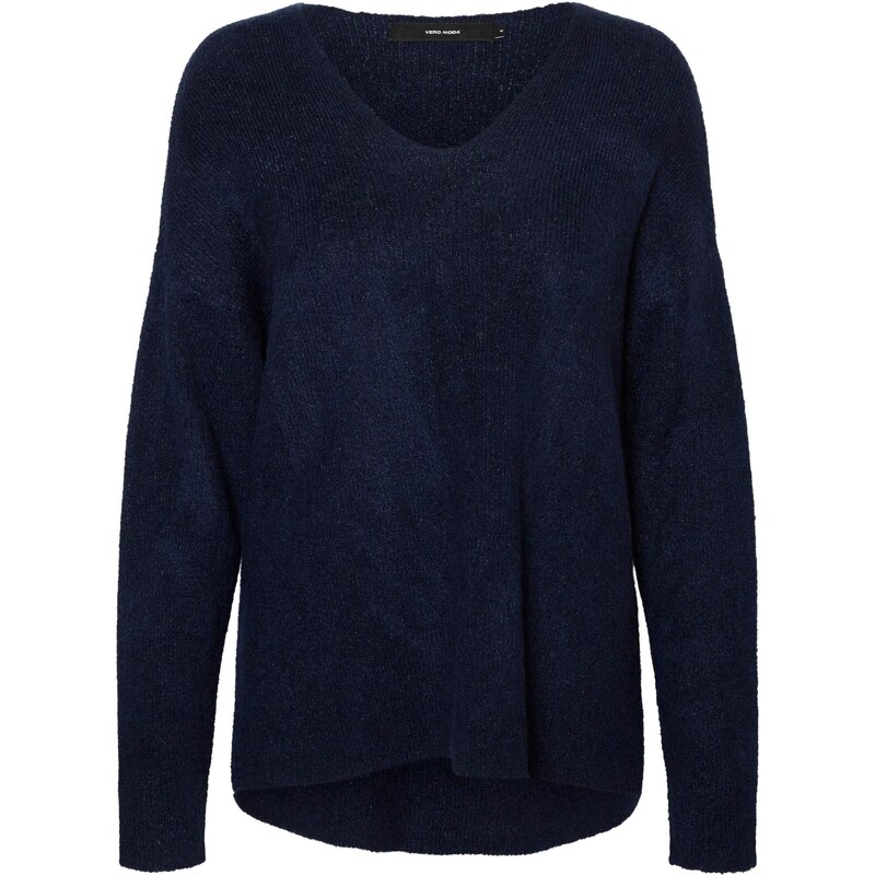 VERO MODA Sveter Lefile námornícka modrá 19814214